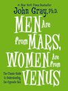 Cover image for Men Are from Mars, Women Are from Venus